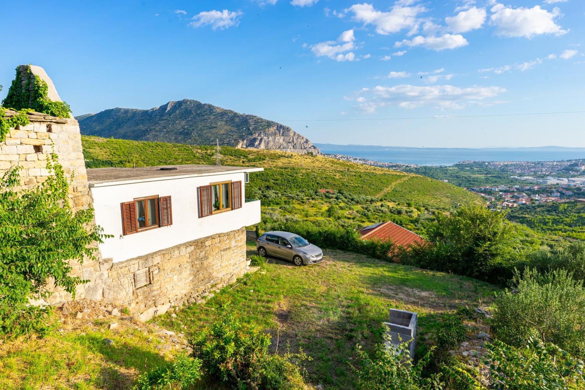 Vila Olive Garden House In Zrnovnica With A View & Bbq Exteriér fotografie