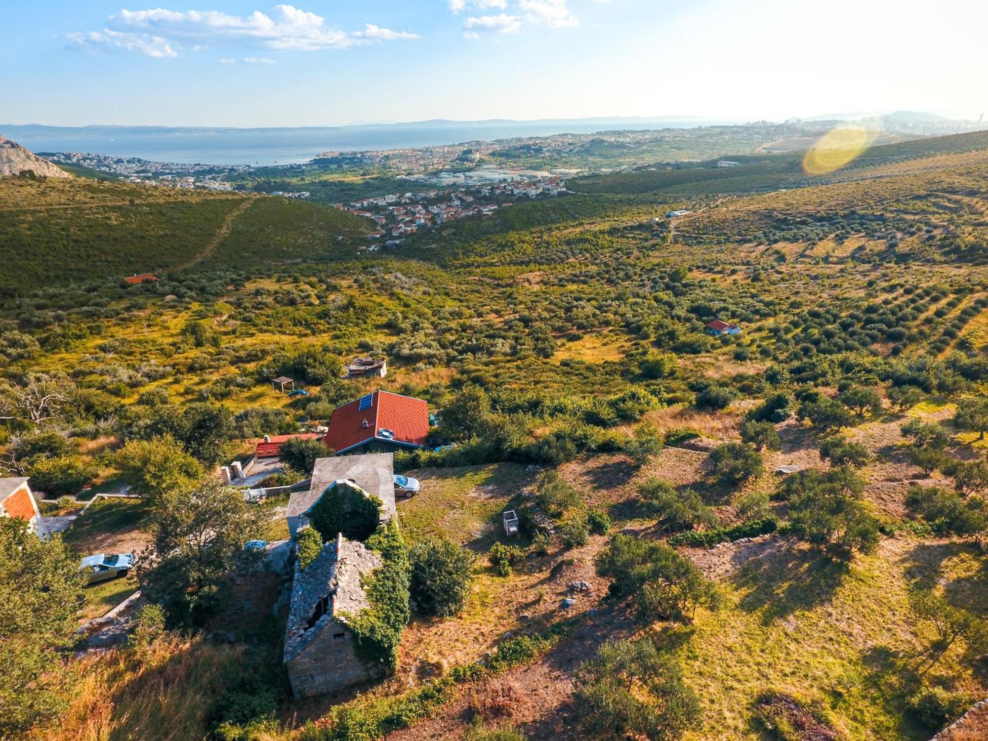 Vila Olive Garden House In Zrnovnica With A View & Bbq Exteriér fotografie