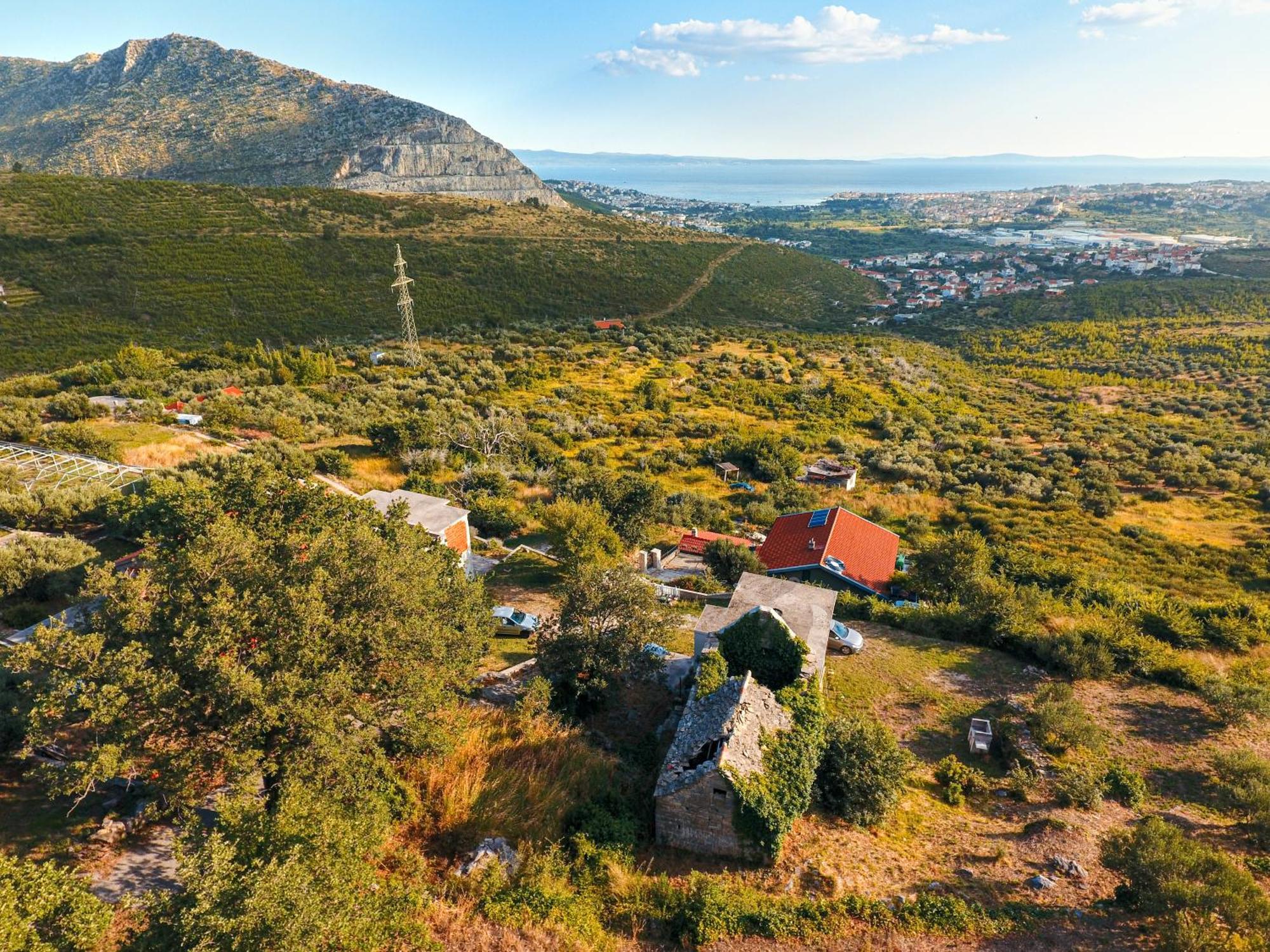 Vila Olive Garden House In Zrnovnica With A View & Bbq Exteriér fotografie